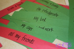 Make a thankful chain